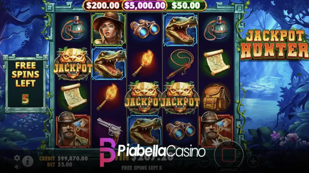 Piabella Jackpot Hunter oyunu